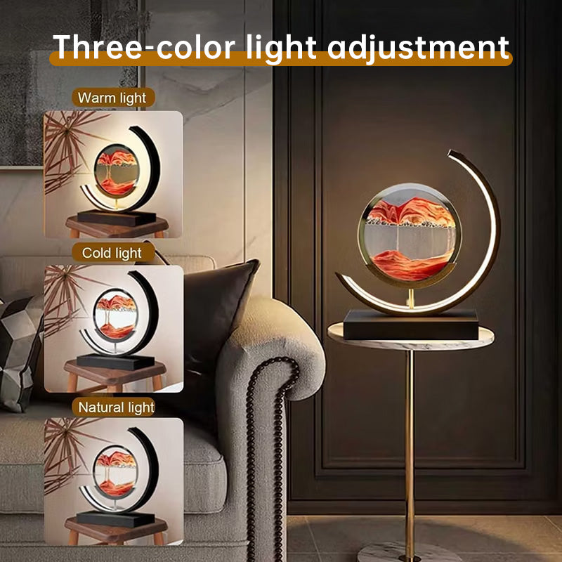 LED Flowing Sand Painting Lamp