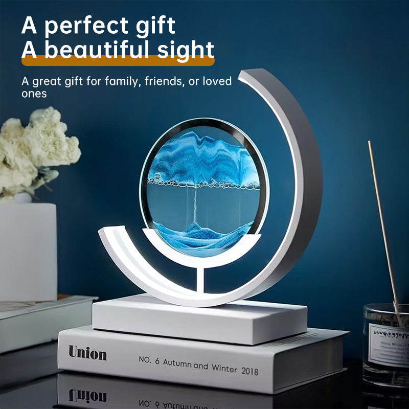 LED Flowing Sand Painting Lamp